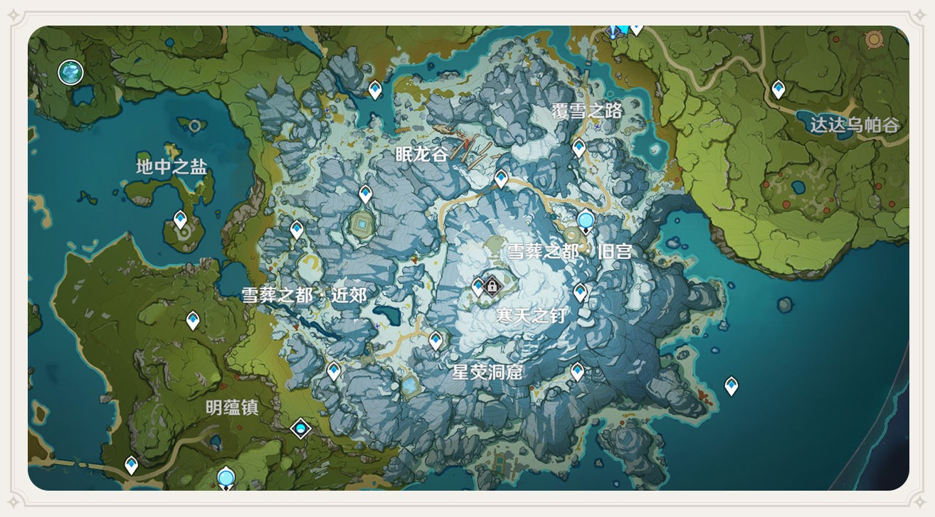 原神龙脊雪山地图攻略 原神龙脊雪山地图什么时候开