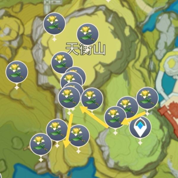 原神甜甜花哪里多 原神甜甜花分布图