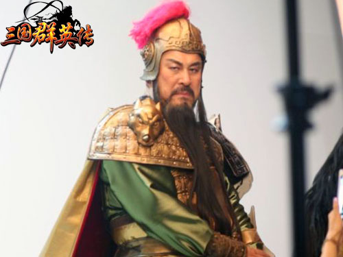 《三国群英传》手游代言人陆树铭拍摄花絮曝光