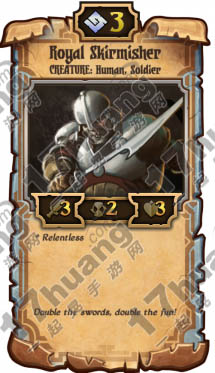 卷轴scrolls卡牌Royal Skirmisher