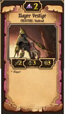 　　卷轴scrolls卡牌Slayer Vestige中文资料