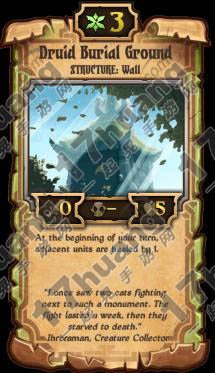 卷轴scrolls卡牌Druid Burial Ground