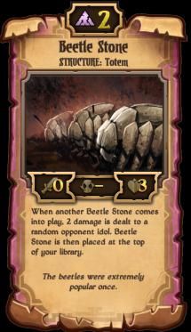 卷轴scrolls卡牌Beetle Stone