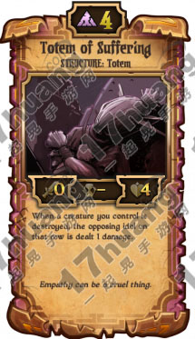 　　卷轴scrolls卡牌Totem of Suffering中文资料