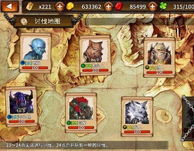 在公测版本中，主线副本将按照初始之城 – 潮流之城 – 试炼之城 – 飞翔之城 – 黑暗之城 – 终结之城的顺序进入，每个副本都分为 15 个小关卡，进入副本后即可查看当前副本进度和将要挑战 Boss 的属性，方便玩家针对性地进行排兵布阵。玩家还可以邀请好友进行助阵，或花金币购买冒险道具，增加攻击力、防御力、体力等属性，提升取胜的概率。