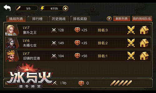 高手间的对决 《冰与火》竞技场展现实力