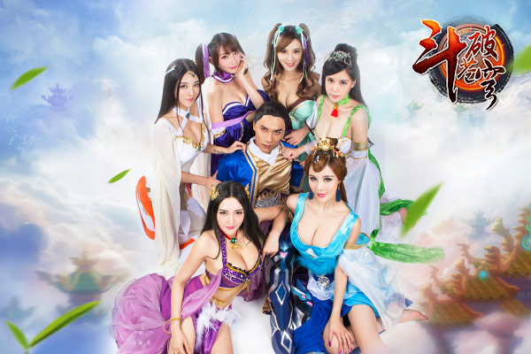 《斗破苍穹》拍摄花絮曝光  六大美人上演香艳戏