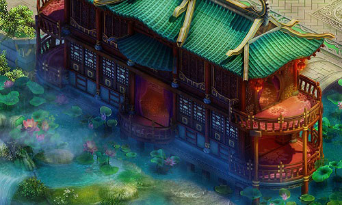 九天仙境美到醉 《天天爱仙侠》超清原画流出​