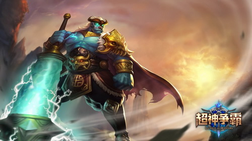 《超神争霸》经典中西英雄背景PK