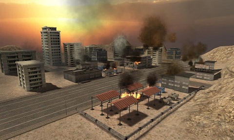 硝烟滚滚！手游《坦克警戒》野地战场原画曝光