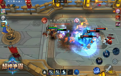 手游MOBA高潮再临 《超神争霸》今日测试劲爆开盘