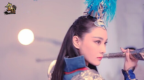 约战皇城 9377《皇图》张馨予代言照片花絮流出