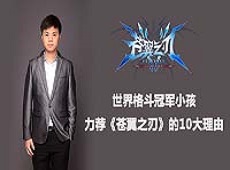 世界格斗冠军小孩力荐《苍翼之刃》的10大理由
