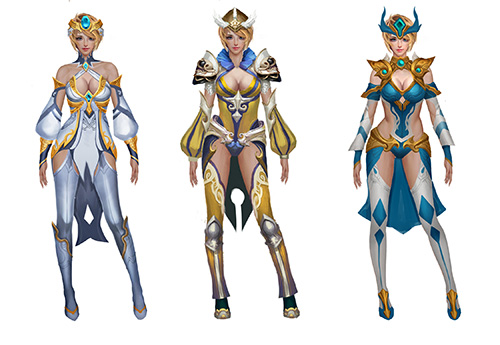 逼真细腻9377《女王号令》精美角色原画流出