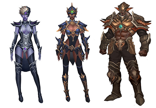 逼真细腻9377《女王号令》精美角色原画流出