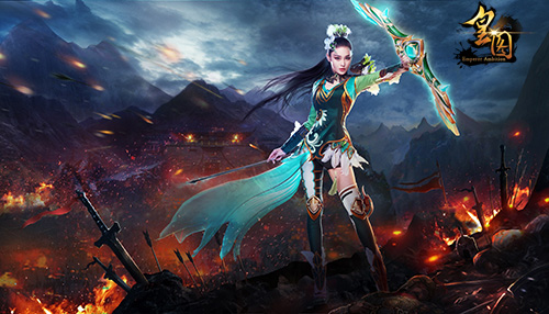 9377《皇图》福利玩法 张馨予舔屏级壁纸放送