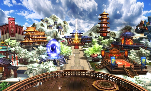 圣诞飘雪降临主城 《刀锋无双》新版今日浪漫来