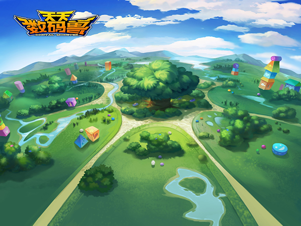 《天天数码兽》1月6日首发倒计时 游戏场景抢先