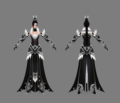 《白发魔女传》正版手游时装介绍