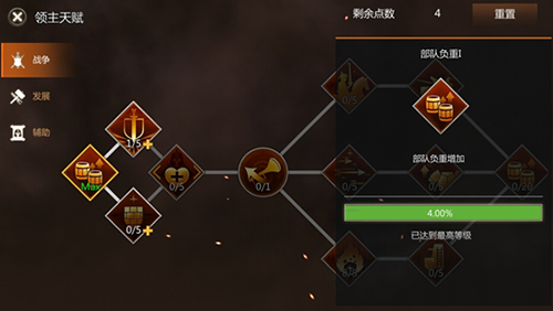 《列王时代》不仅靠大脑  领主天赋更不可小视