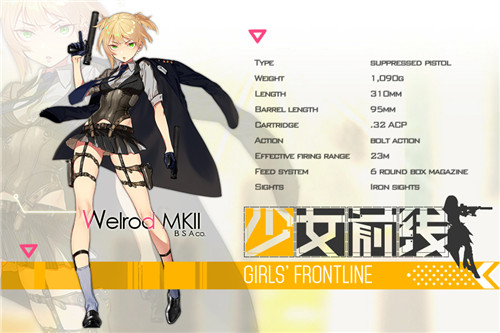 英国上校参战！《少女前线》维尔德Mark2曝光