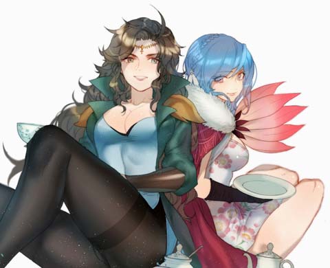 肉感十足！《姬魔恋战纪》同人画作！