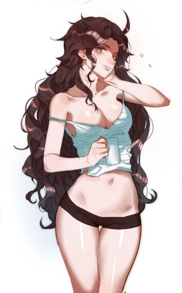 肉感十足！《姬魔恋战纪》同人画作！