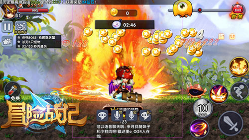 《冒险战记》官网首曝，横版格斗热血重燃