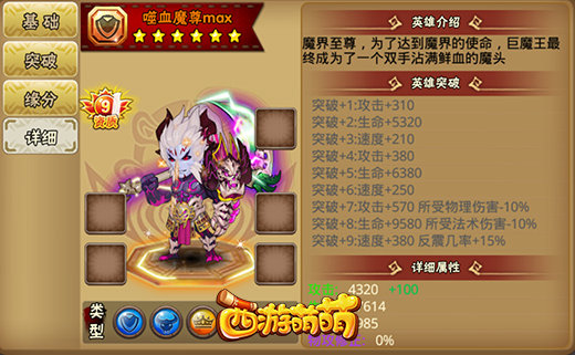 永不认输的战士，《西游萌萌》主角噬血魔尊