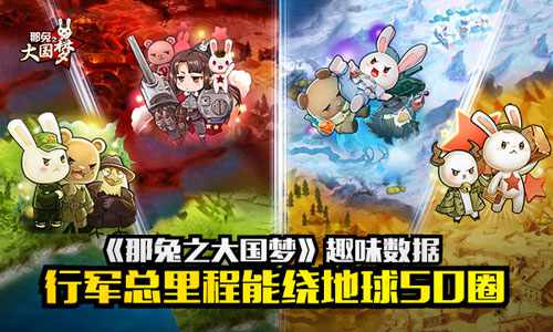 《那兔之大国梦》趣味数据:行军总里程能绕地